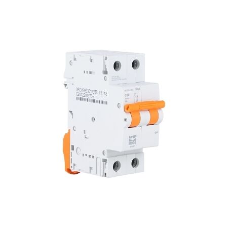 NHP MOD6 Miniature Circuit Breaker 6kA 2Pole 63A C Curve