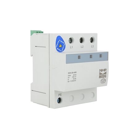 NHP MOD6 Surge Diverter 3Pole plus Neutral 20kA