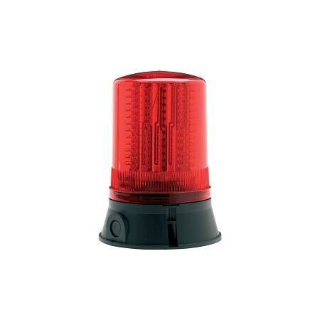 Moflash LED401 144 LEDS Steady/Flashing Rotating Mode IP65 24VDC and 90-370 DC W/ S Mnt Red