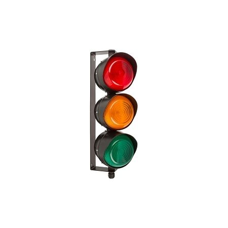Moflash LEDTL Traffic Light 36 LEDS Steady/ Flash Mode IP65 85-280VAC and 85-380VDC Red Amber Green
