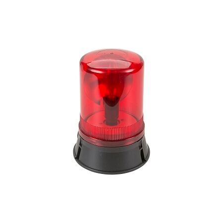 Moflash Beacon Rotating E14 x 60W 230V AC IP65 Wall or Surface Mount Lens Red