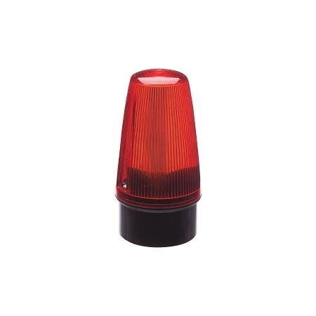 Moflash Xenon Beacons Edison Screw Cap 2.3 Joules Flashing Mode IP65 115V AC W/S Mount Lens Red