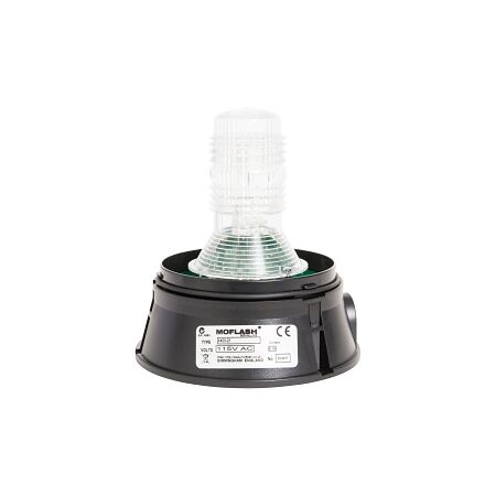 Moflash Xenon Beacons 24 Joules Flashing Mode IP65 115V AC Wall or Surface Mount Base