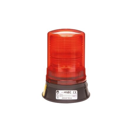 Moflash Xenon Beacons 24 Joules Flashing Mode IP65 115V AC Wall or Surface Mount Lens Red