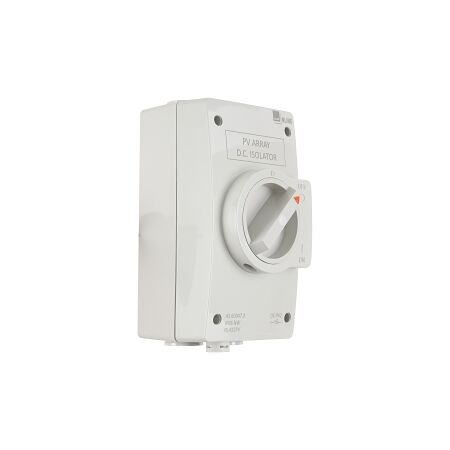 NHP NLINE Enclosed DC Isolating Switch, IP66NW Plastic, 4 Pole 32A 1500V DC (DC-PV2)