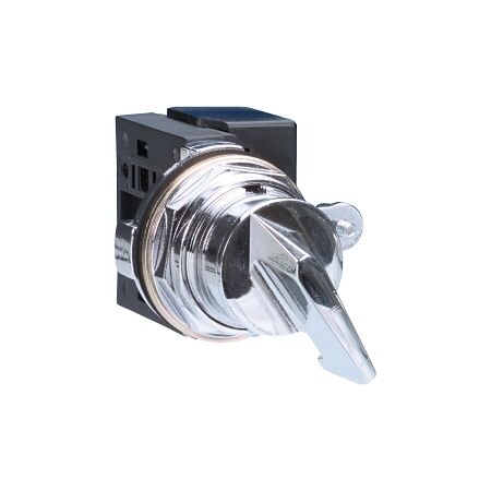 Austrol N100 Selector Switch 30.5mm 2 Position Steel Lever Stayput 2 x 45 Degrees 1 NO 1 NC Contacts
