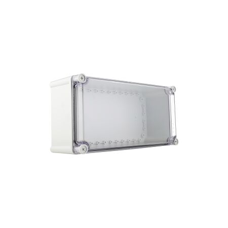 Fibox SOLID Terminal Box PC IP66 and IP67 H190 x W380 x D180mm Clear