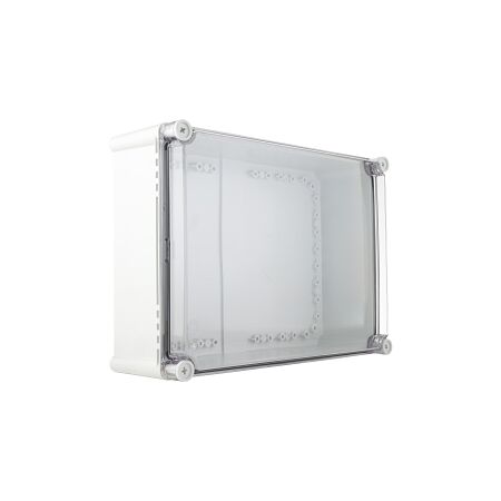 Fibox SOLID Terminal Box PC IP66 and IP67 H280 x W380 x D130mm Clear