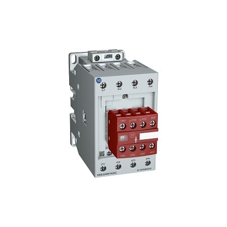 Allen-Bradley 100SE Safety Contactor 30kW 4P 48-130V AC/DC Coil 2NO 2NC Auxiliary