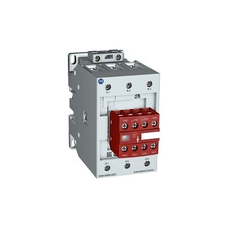 Allen-Bradley 100SE Safety Contactor 55KW 3Pole 48-130V AC/DC Coil 1NO 3NC Auxiliary