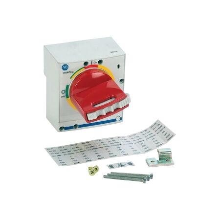 Allen-Bradley 140G Rotary Handle Direct G I Frames Red Yellow