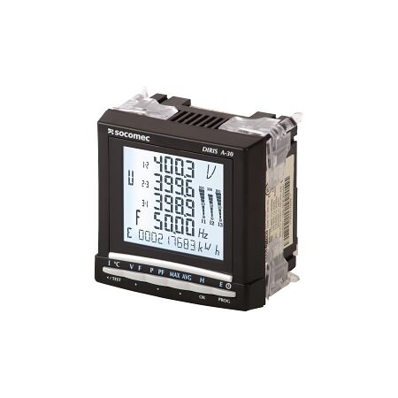 Socomec DIRIS A-30 Multifunction Base Meter VLL 12-48V DC Auxiliary