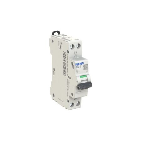 NHP DIN-T Miniature Circuit Breaker MCB 6kA 2 Pole 25A C Curve (18mm width)