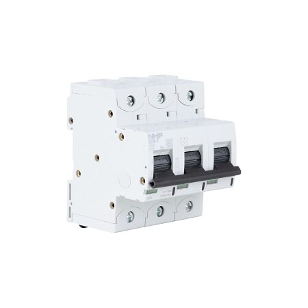 NHP DIN-T Miniature Circuit Breaker 10H 3Pole 80A D Curve