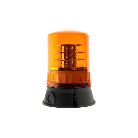 Moflash LED 400 Rotating Beacon 18 LEDS 80 to 120 RPM IP65 85 to 280V AC or DC Lens Amber