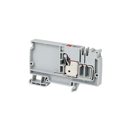 Allen-Bradley 1492-P Push-in Power Distribution Terminal 10mm 1 Red Conductor Entry Feed In Grey