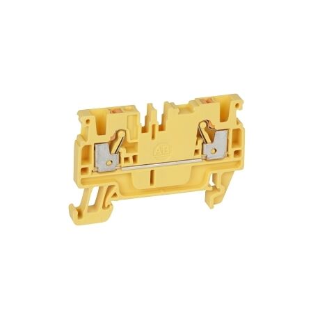 Allen-Bradley 1492-P Push-in Terminal 2.5mm 1 Level 2 Conductor Entries Yellow