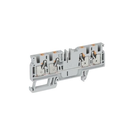 Allen-Bradley 1492-P Push-in Terminal 4mm 1 Level 4 Conductor Entries Grey