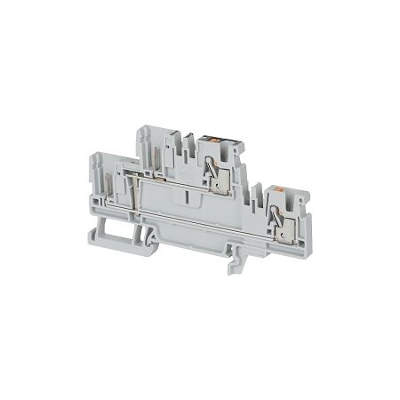 Allen-Bradley 1492-P Push-in Plug-in Type Terminal 2.5mm 2 Levels Connected 4 Conductor Entries Grey