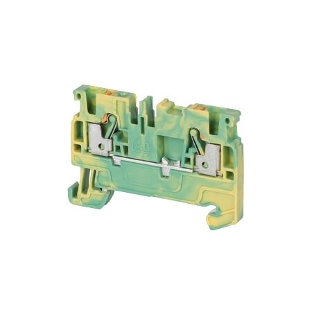 Allen-Bradley 1492-P Push-in Earth Terminal 2.5mm 1 Level 2 Conductor Entries Green Yellow