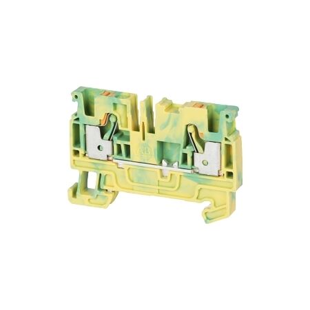 Allen-Bradley 1492-P Push-in Earth Terminal 4mm 1 Level 2 Conductor Entries Green Yellow
