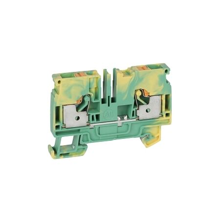 Allen-Bradley 1492-P Push-in Earth Terminal 6mm 1 Level 2 Conductor Entries Green Yellow