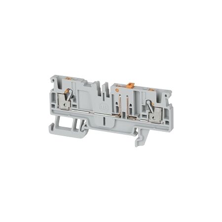 Allen-Bradley 1492-P Push-in Disconnect Terminal 2.5mm 1 Level 2 Conductor Entries Knife Lever Grey