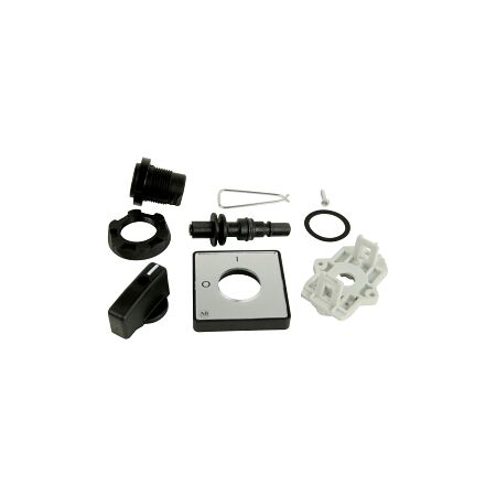 Allen-Bradley 194L Handle Type G 67 x 67mm Grey and Black 90 Degrees 0 1 and Off On