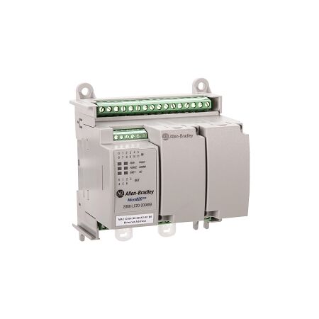 Allen-Bradley Micro820 Controller 8DI 4Ai Configurable 7DO Relay 1AO Ethernet RS232/485 24VDC