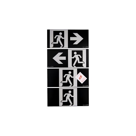 Stanilite Emergency Diffuser Picto Insert Pack Quickfit Trim 4 Piece Set