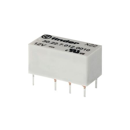 Finder 30 Series Printed Circuit Board Relay Hermetically Sealed 2 Changeover 12V DC Coil