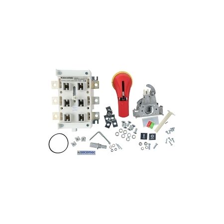 Socomec 32BR Load Break Switch kit w/ External Side Op. Handle and Door Interlock, 3P 400A
