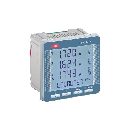IME Nemo 96 EA Power Analyser with RS485 Modbus Auxiliary Supply 80 to 265V AC