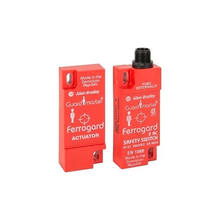 Allen-Bradley 440N Ferrogard FRS2 ABS Switch Actuator 250VAC 2A 1NC Safety 1NO Aux 4Pin DC Micro QD