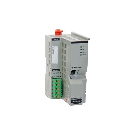 Allen-Bradley Compact 5000 I/O Slimline EtherNet IP Adapter Dual Port