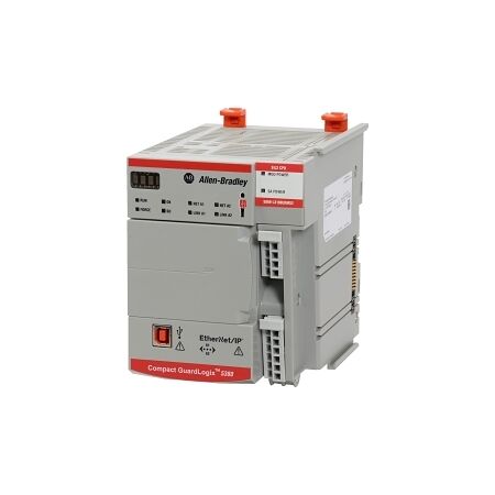 Allen-Bradley Compact GuardLogix 5380 SIL2 Pro 3MB Controller Mem and 1.5MB Safety Mem 60 Nodes M CC