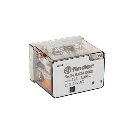 Finder 56 Series Miniature Power Relay 12A 4CO 24V AC Coil