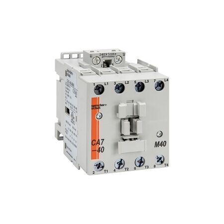 S+S CA7 Contactor 20kW 4Pole 24VAC Coil 2NO 2NC Contact Auxiliary