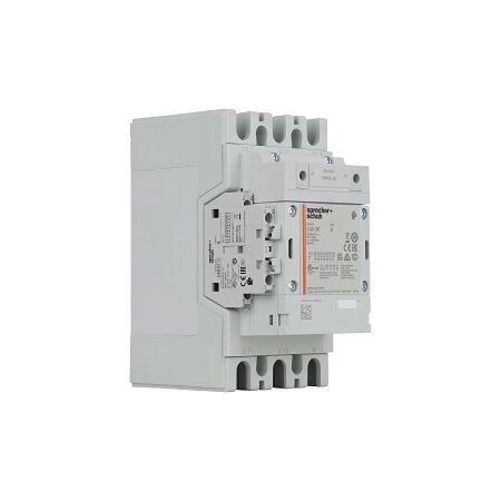 S+S CA9 Contactor 90kW 3Pole 250 to 500VAC and VDC Coil 1NO 1NC Contact Auxiliary
