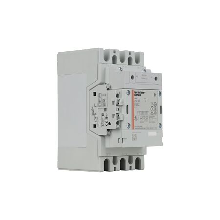 S+S CA9 Contactor 90kW 3Pole 48 to 130VAC and VDC Coil 1NO 1NC Contact Auxiliary