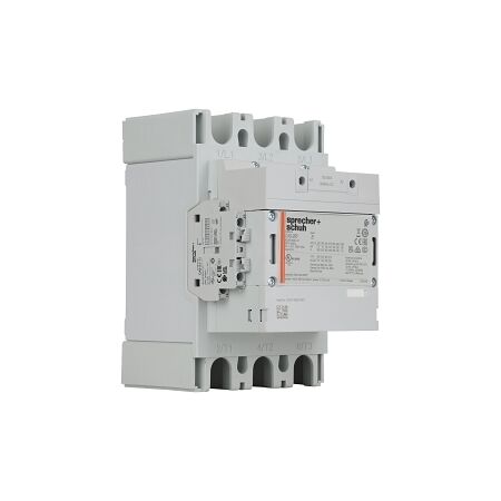 S+S CA9 Contactor 132kW 3Pole 100 to 250VAC and VDC Coil 1NO 1NC Contact Auxiliary