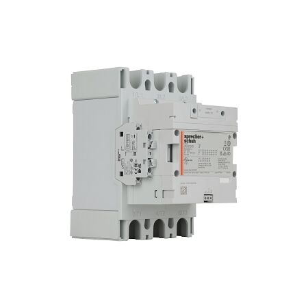 S+S CA9 Contactor 200kW 3Pole 100 to 250VAC and VDC Electronic Coil 1NO 1NC Contact Auxiliary