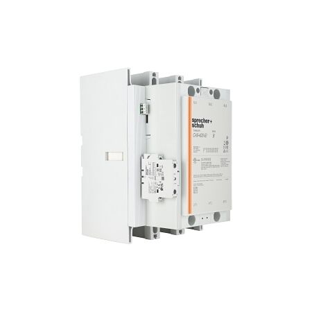 S+S CA9 Contactor 220kW 3Pole 100 to 250VAC and VDC Electronic Coil 1NO 1NC Contact Auxiliary