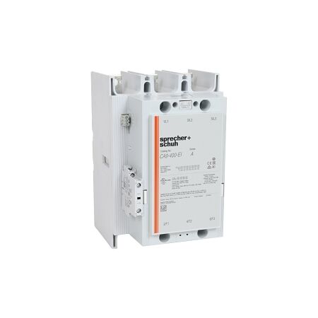 S+S CA9 Contactor 220kW 3Pole 24 to 60VDC Electronic Coil 1NO Contact and 1NC Contact Auxiliary
