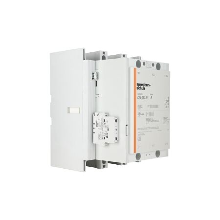 S+S CA9 Contactor 355kW 3Pole 100 to 250VAC and VDC Electronic Coil 1NO 1NC Contact Auxiliary