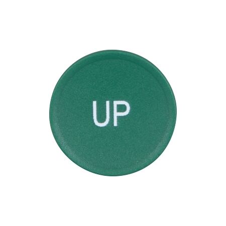 Sprecher and Schuh D7 Colour Cap for Flush Non Illuminated Pushbutton 22.5mm Green Up