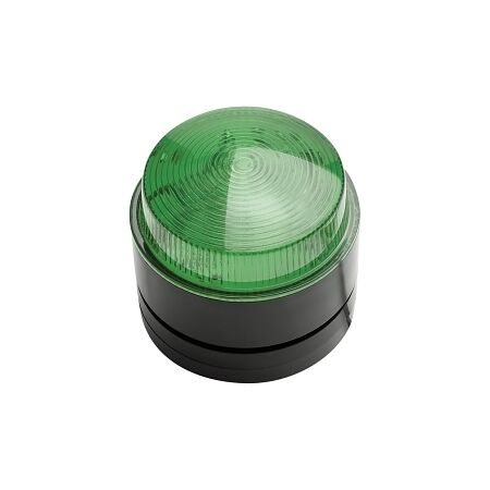 Moflash LED800 12 LEDS Steady/Flashing Mode IP65 10 to 100V DC Stud or Surface Mount Lens Green