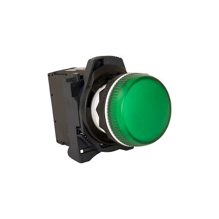 Allen-Bradley 800F Pilot Light 22.5mm Complete Metal LED Module 24V AC DC Green