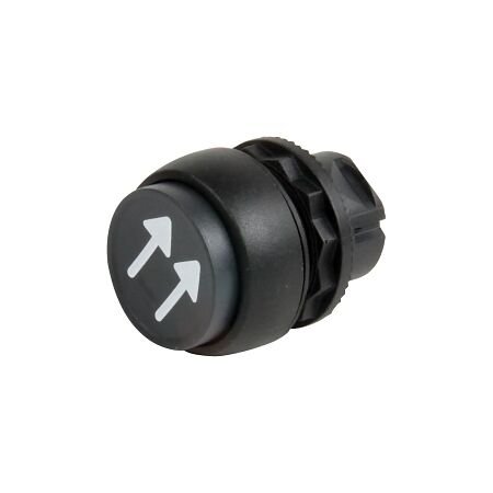 Allen-Bradley 800FC Pushbutton 22.5mm Head Only PLT 1 Speed Extended Double Arrow 0 Degree Black