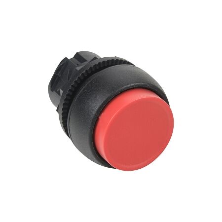 Allen-Bradley 800F Pushbutton 22.5mm Head Only Plastic Momentary Extended Head Red Cap Non Illu